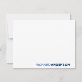 Tarjeta Pequeña Moderna Y Moderna Fuente Negrita Para Su Nombre