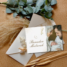 Tarjeta Pequeña Moderno Mínimo Islámico Ramadán Foto de Mubarak