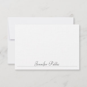 Tarjeta Pequeña Moderno Personalizado de línea de tipografía de pl