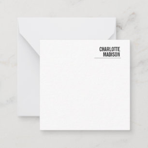 Tarjeta Pequeña Moderno Simple Moderno Minimalista Plano