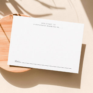 Tarjeta Pequeña Moderno y elegante libro de huéspedes