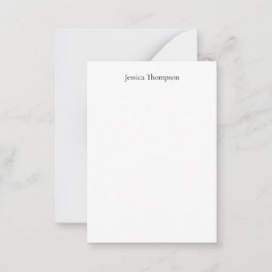 Tarjeta Pequeña Moderno y elegante, sencillo profesional