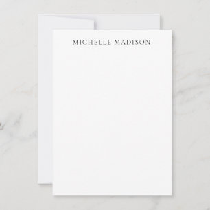 Tarjeta Pequeña Modo de nombre propio minimalista de moda profesio