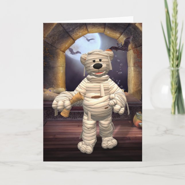 Tarjeta Pequeña momia de los osos pequeños (Anverso)