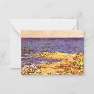 Tarjeta Pequeña Monet - El Mediterráneo en Antibes