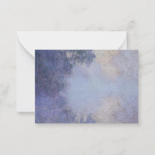 Tarjeta Pequeña Monet - Rama del Sena cerca de Giverny