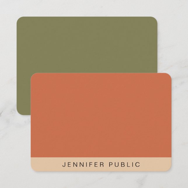 Tarjeta Pequeña Monograma de caligrafía de guiones Personalizado d (Anverso / Reverso)