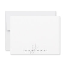 Monograma de iniciaciones de guiones con letras de