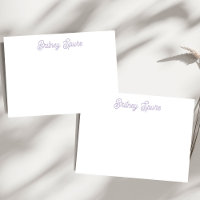 Monograma Personalizado de Lujo Lavanda Púrpura No