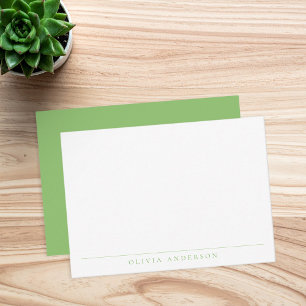 Tarjeta Pequeña Monograma profesional moderno minimalista