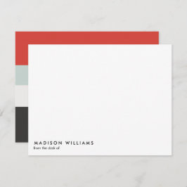 Tarjeta Pequeña monogramado, nombre,