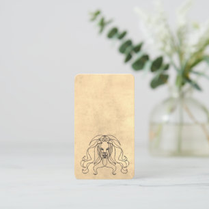 Tarjeta Pequeña monster lion medieval