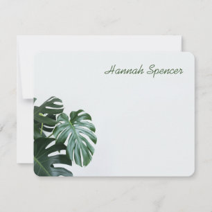 Tarjeta Pequeña Monstera moderna