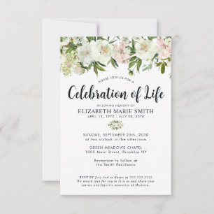 Tarjeta Pequeña Monumento conmemorativo al funeral de Floral de la