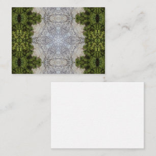 Tarjeta Pequeña Moss verdes y arte de la naturaleza terrestre