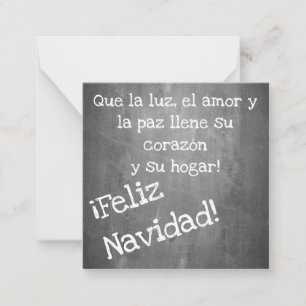 Tarjeta Pequeña Motif de navidad en forma de pizarra - XMAS