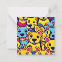 Muchos perros amarillos felices