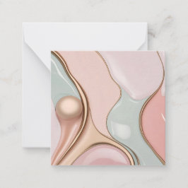 Tarjeta Pequeña Multi purpose note card in stylish graphic