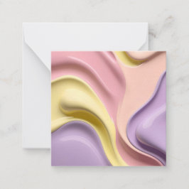 Tarjeta Pequeña Multi purpose note card in stylish graphic