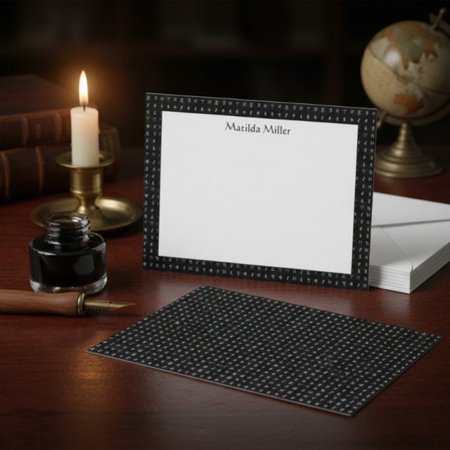 Tarjeta Pequeña Mystical Custom Stationery (Subido por el creador)