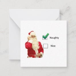 Tarjeta Pequeña Naught o Nice