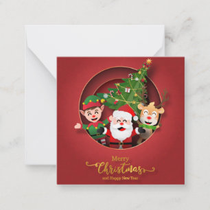 Tarjeta Pequeña Navidad adorable