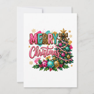 Tarjeta Pequeña Navidad elegante y alegre