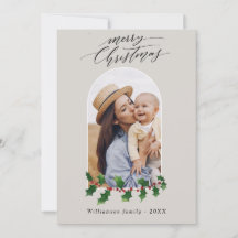 Navidades Arch Photo Watercolor Fiesta Botánica