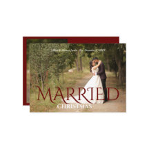 Navidades casados Foto de matrimonio elegante