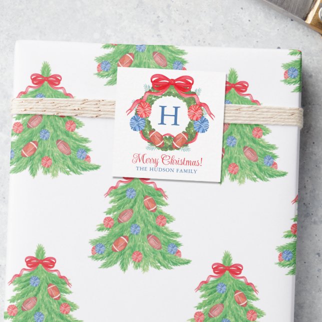 Tarjeta Pequeña Navidades de acuarela Alojamiento de Wreath para f (Subido por el creador)