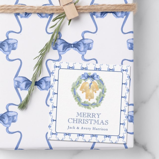 Tarjeta Pequeña Navidades de acuarela o gabinete de correas Bodas (Subido por el creador)