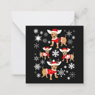 Tarjeta Pequeña Navidades de Chihuahua Lover