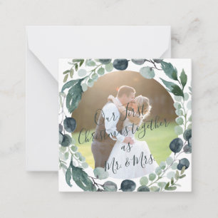 Tarjeta Pequeña Navidades de la MINI de presupuesto para fotografí