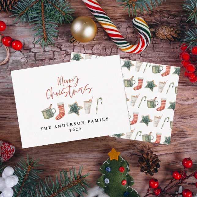 Tarjeta Pequeña navidades de presupuesto galletas bebidas caramelo (Subido por el creador)