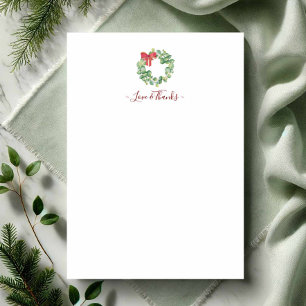 Tarjeta Pequeña Navidades de recién casados Gracias Cartas