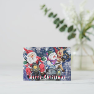 Tarjeta Pequeña Navidades divertidos con Navidades felices mejores