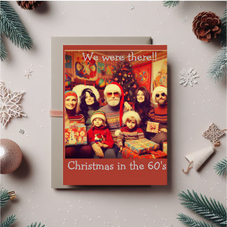Tarjeta Pequeña Navidades en los años 60, explosión del pasado