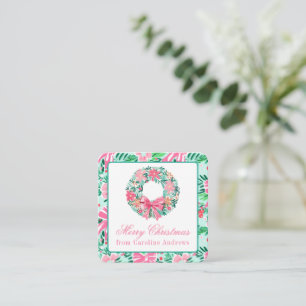 Tarjeta Pequeña Navidades rojos y verdes precoces gabinete de coro