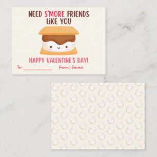 Tarjeta Pequeña Necesita Más Amigos Como Usted El día de San Valen