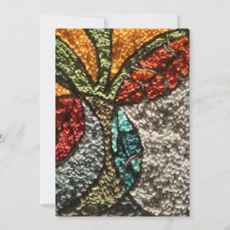 Tarjeta Pequeña Needle Punch Design greeting card