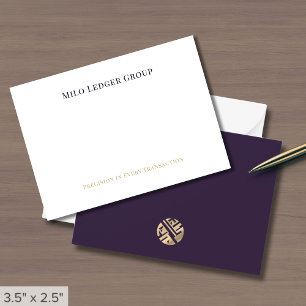 Tarjeta Pequeña Negocios de lujo simple