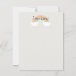 Tarjeta Pequeña Niños de la Nube del Arcoíris