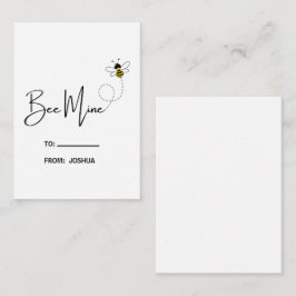 Tarjeta Pequeña Niños educados con Valentina personalizada