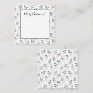 Tarjeta Pequeña Niños Navidades acribillan a hombre de nieve en Go