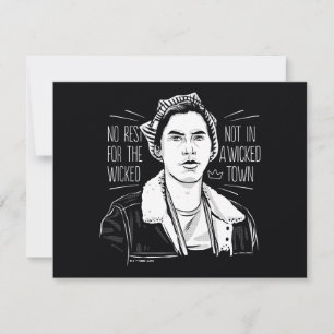 Tarjeta Pequeña No Hay Resto Para Los Malvados