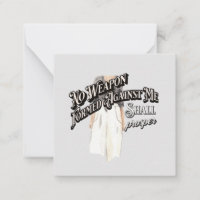 No se forma arma contra mí