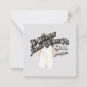 Tarjeta Pequeña No se forma arma contra mí