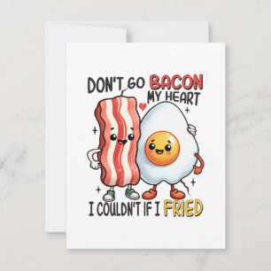 Tarjeta Pequeña No te vayas tocino mi corazón