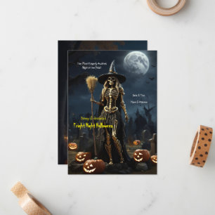 Tarjeta Pequeña 'Noche de Terror' Halloween