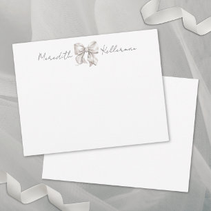 Tarjeta Pequeña Nombre de Arco Personalizado Monograma